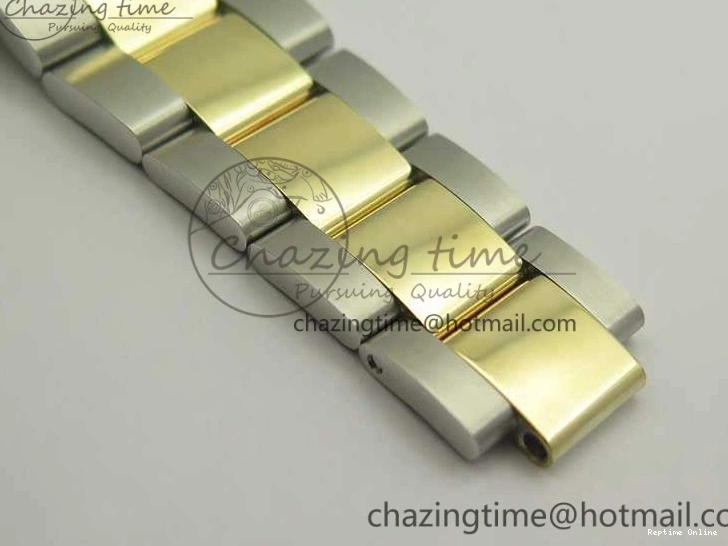 0114 Popular Yacht-Master 116655 3AF Best Edition YG Wrapped Gold Dial On SS YG Bracelet A 3454